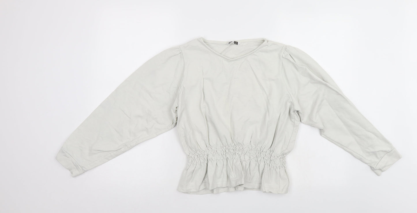 PEP & CO Womens White   Tunic Jumper Size 14
