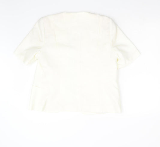 Selfridges Womens Ivory   Jacket Suit Jacket Size 14
