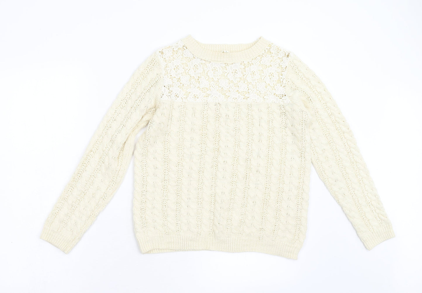 Matalan Womens Beige   Pullover Jumper Size S