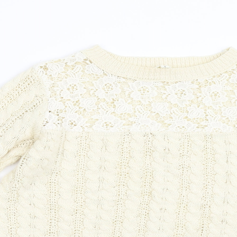Matalan Womens Beige   Pullover Jumper Size S