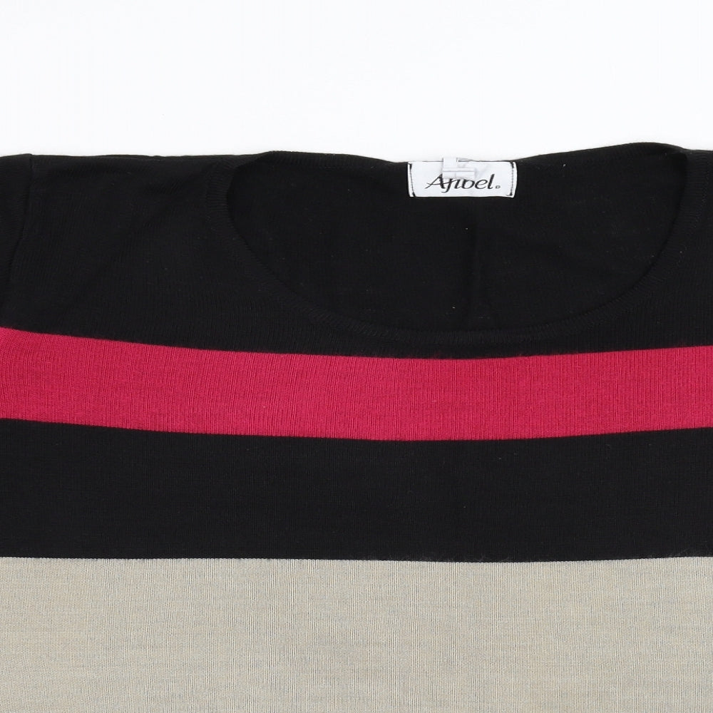 Afibel Womens Black   Pullover Jumper Size M
