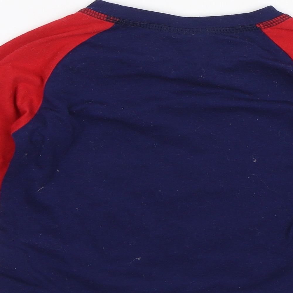Hullabaloo Boys Black   Basic T-Shirt Size 3-4 Years  - Santa jaws