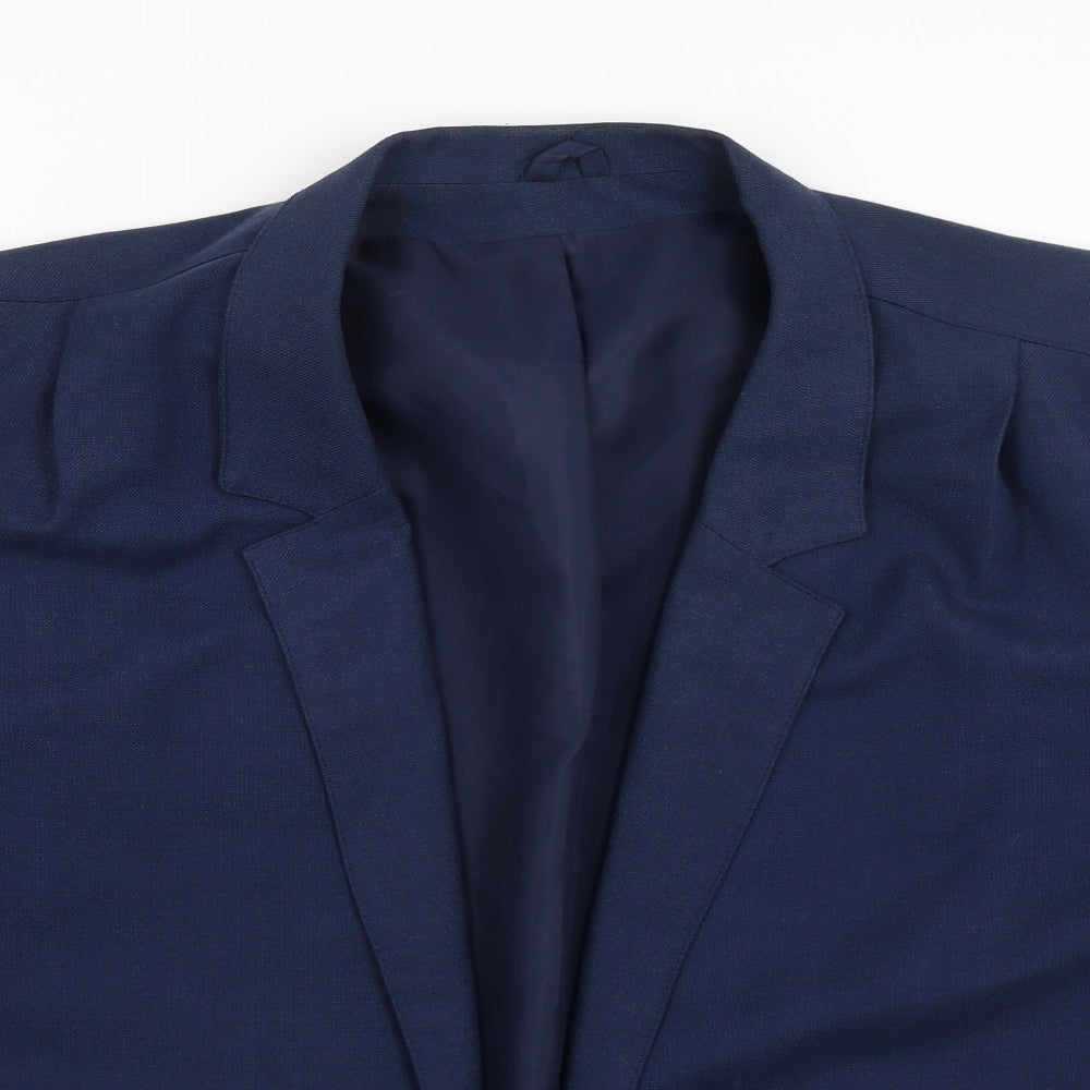 Debinhams Womens Blue   Jacket Suit Jacket Size 14