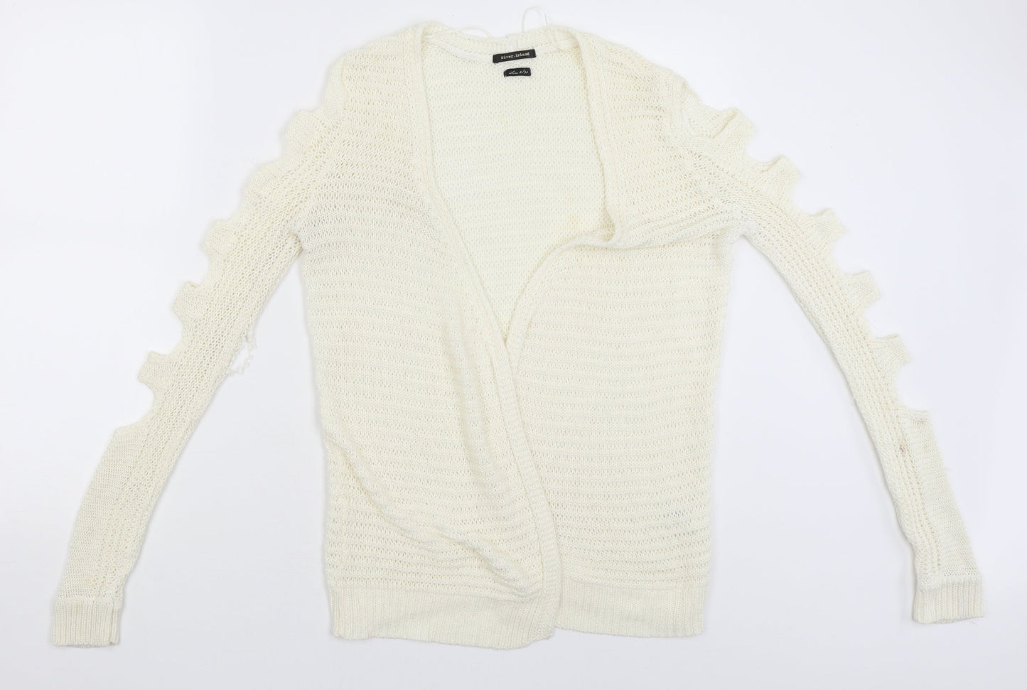 River Island Womens Beige   Cardigan Jumper Size 8