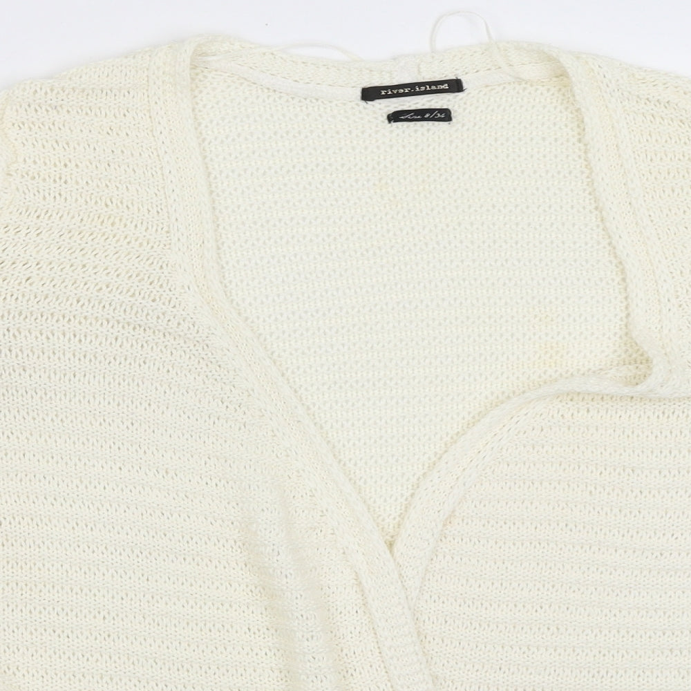 River Island Womens Beige   Cardigan Jumper Size 8