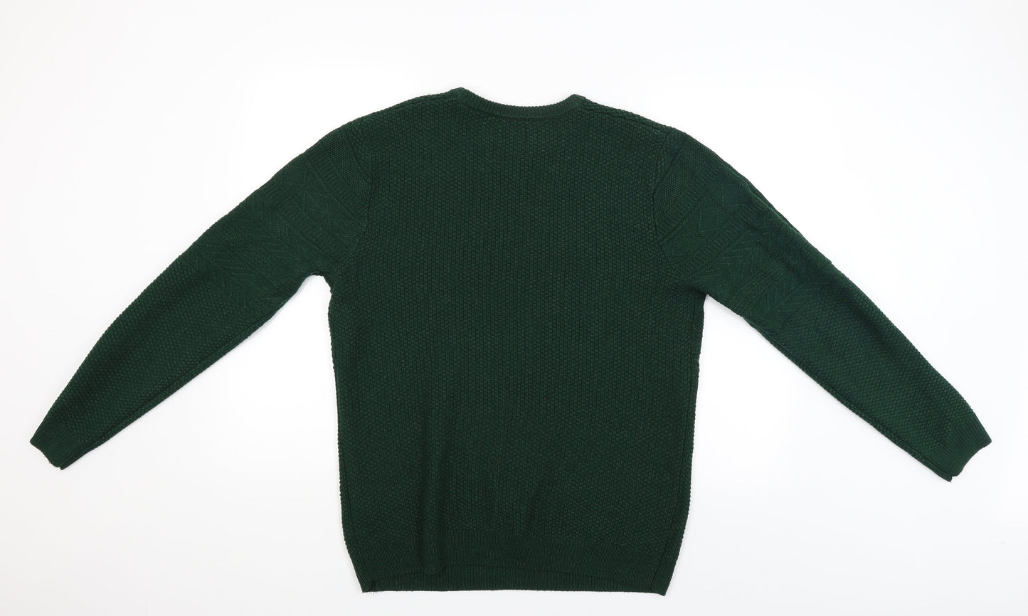 AW85 Womens Green   Pullover Jumper Size L