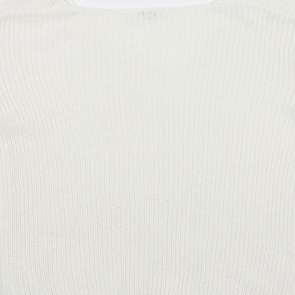 Collection Pimkie Womens White   Pullover Jumper Size S