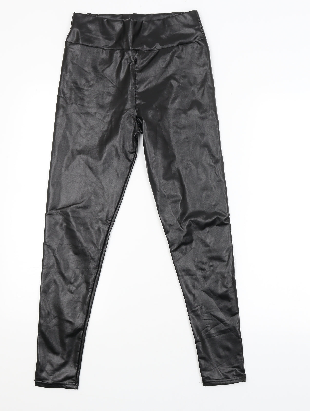 Preworn Womens Black   Carrot Trousers Size L L25 in