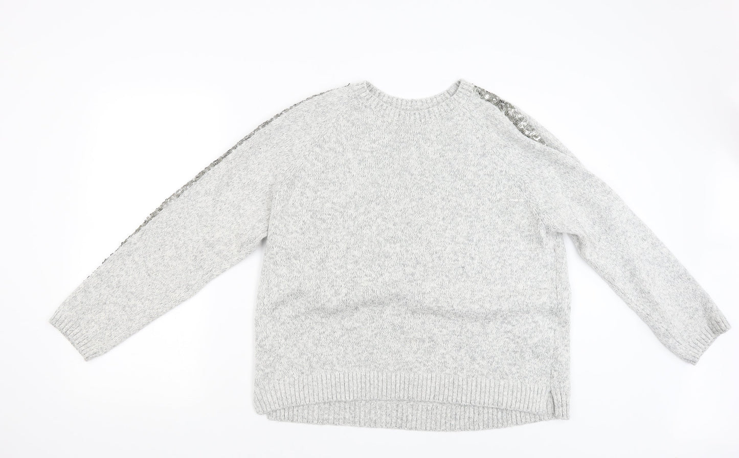 M&S Womens Grey   Pullover Jumper Size 18
