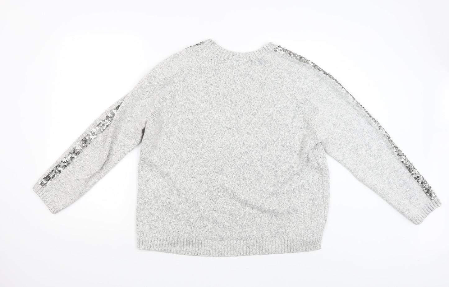 M&S Womens Grey   Pullover Jumper Size 18