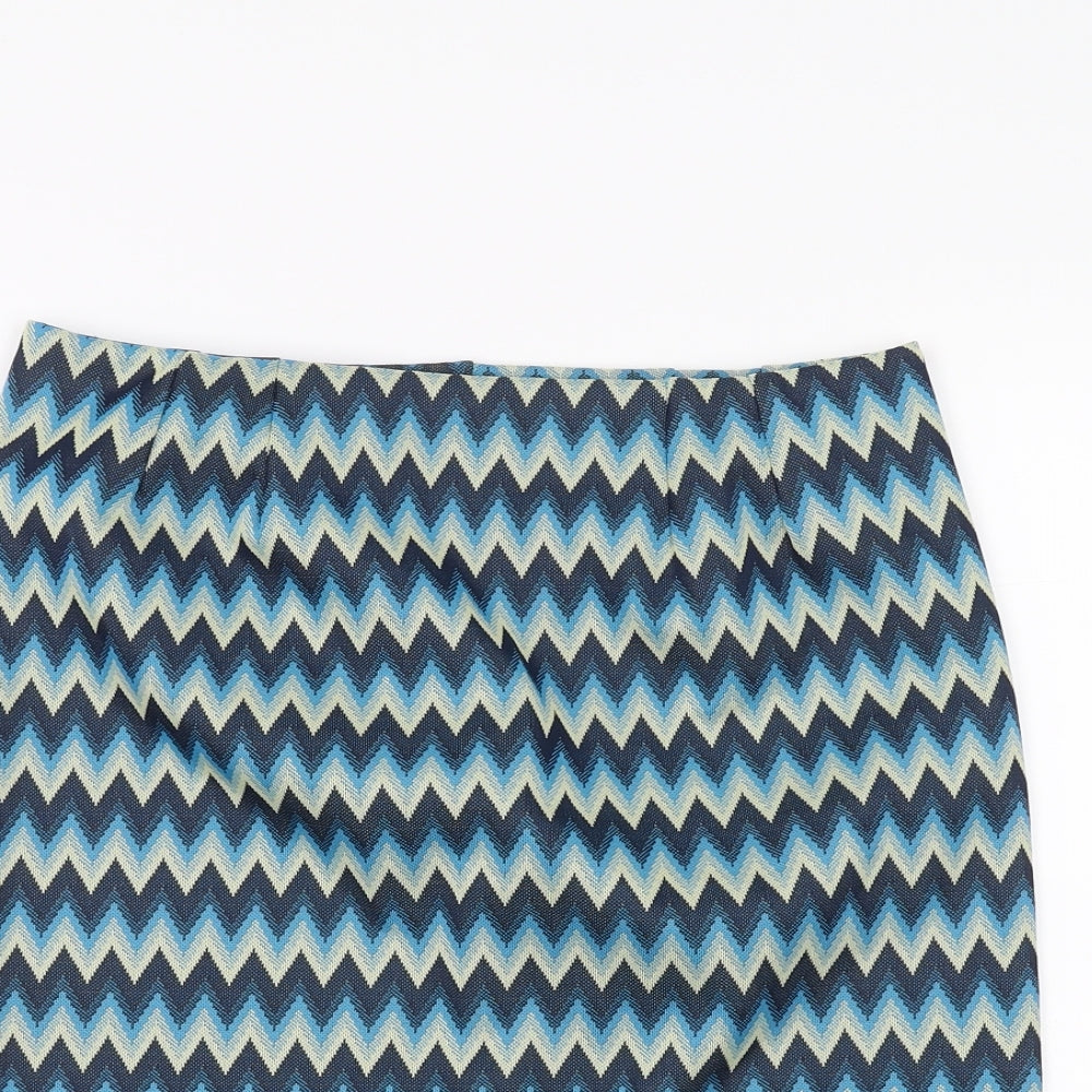 Cosmart Womens Blue   A-Line Skirt Size S