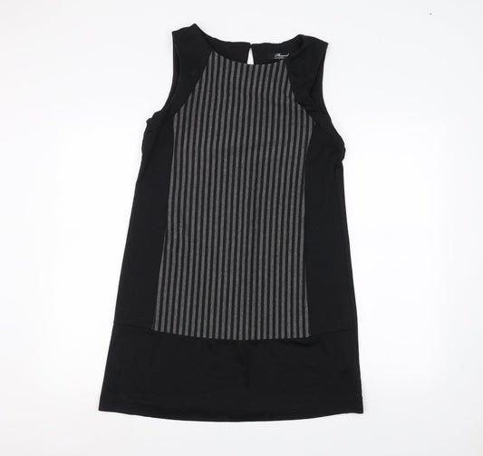 Peacocks Womens Black   Basic T-Shirt Size 10