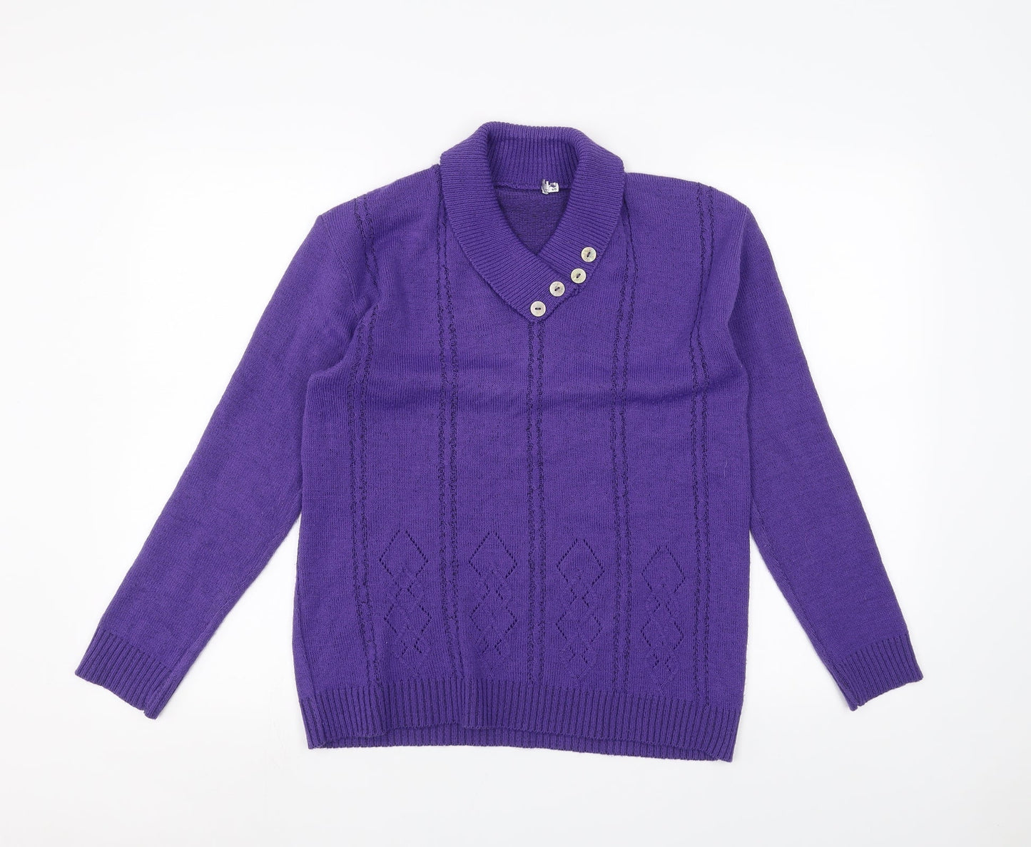 Preworn Womens Purple   Pullover Jumper Size S
