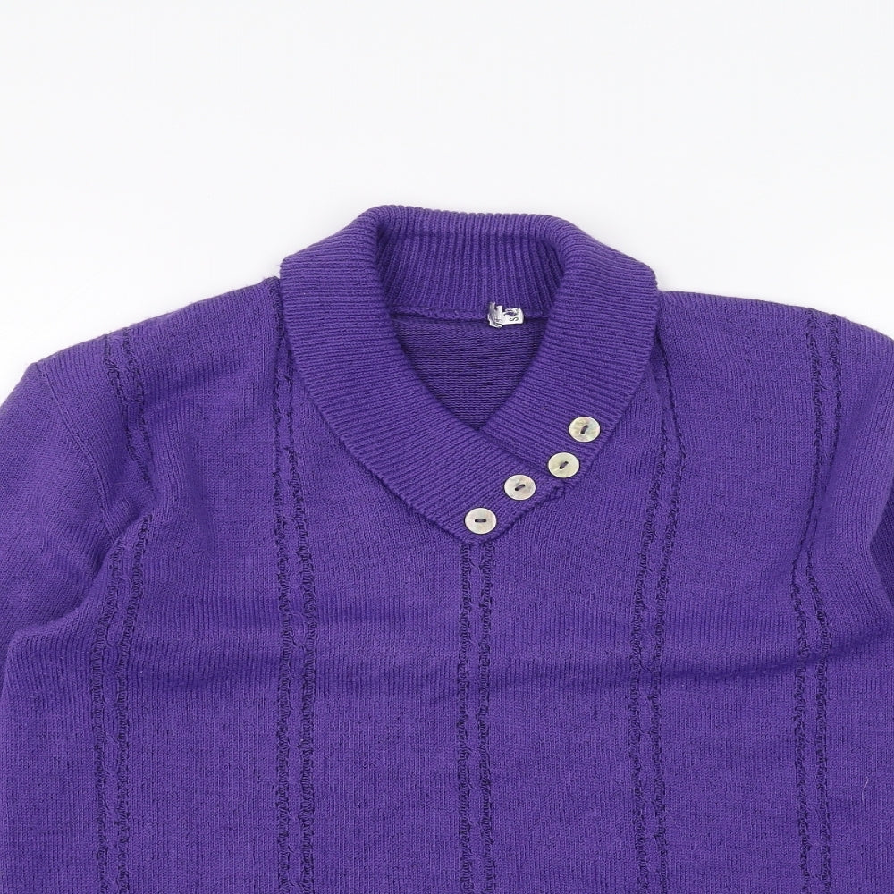 Preworn Womens Purple   Pullover Jumper Size S