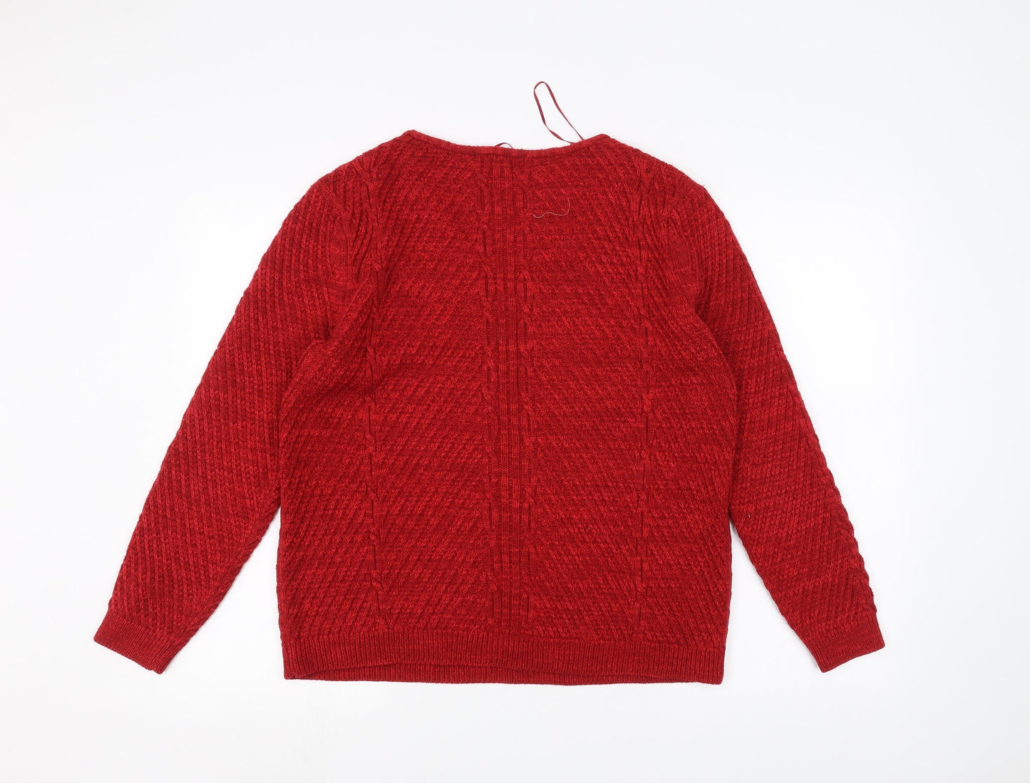 BM Womens Red   Pullover Jumper Size S