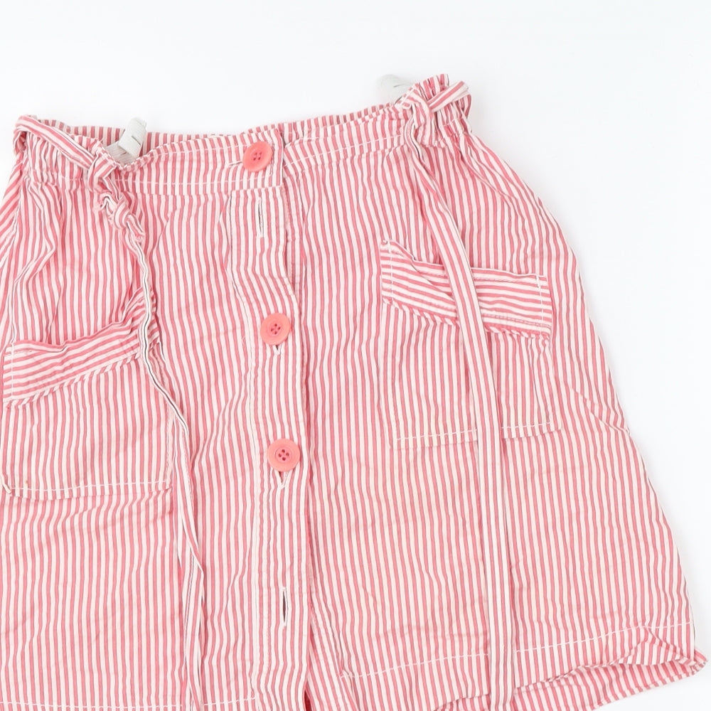 Country Road Womens Pink Striped  A-Line Skirt Size 10