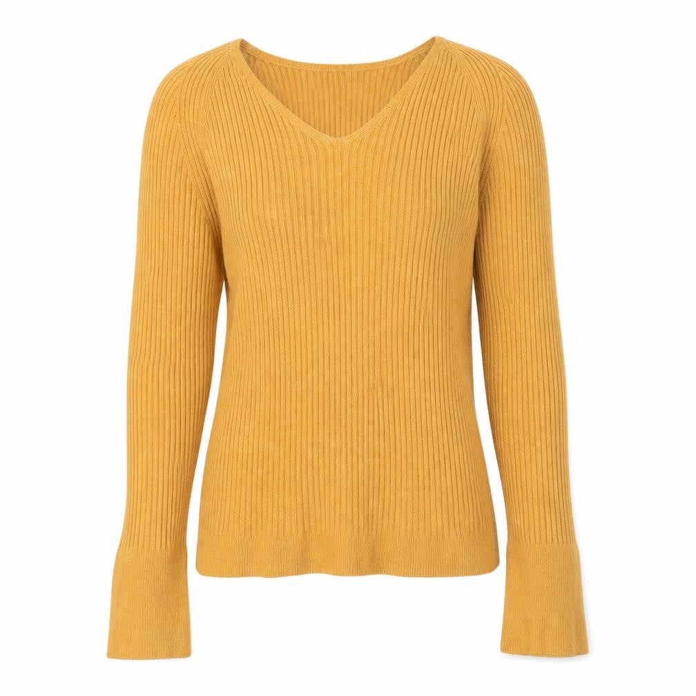 Primark Womens Yellow   Pullover Jumper Size M