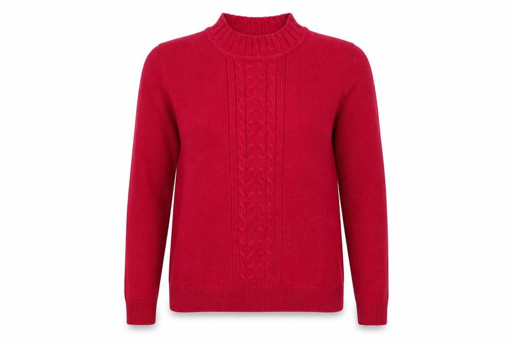 Isle Womens Pink  Knit Pullover Jumper Size S
