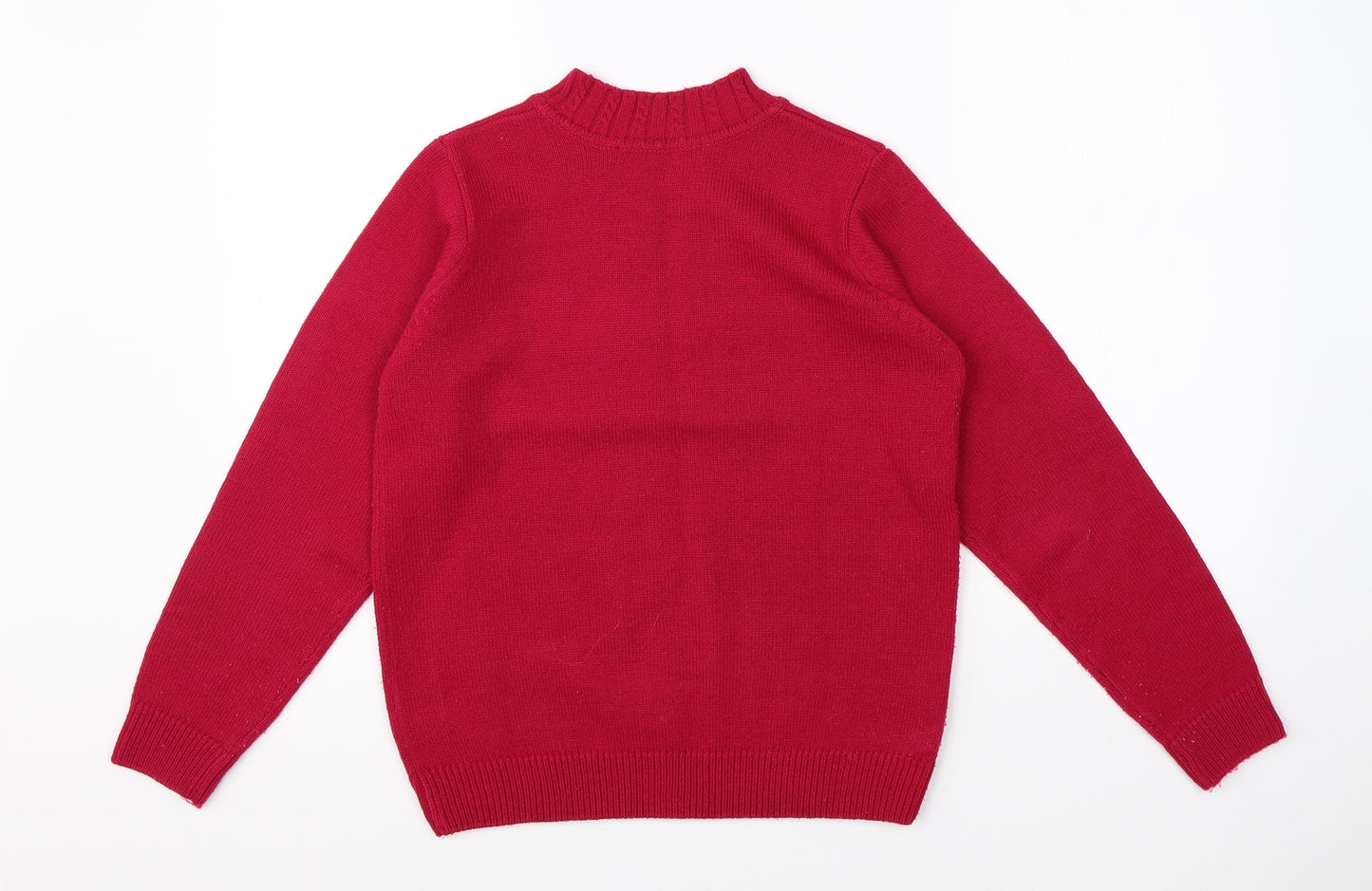 Isle Womens Pink  Knit Pullover Jumper Size S