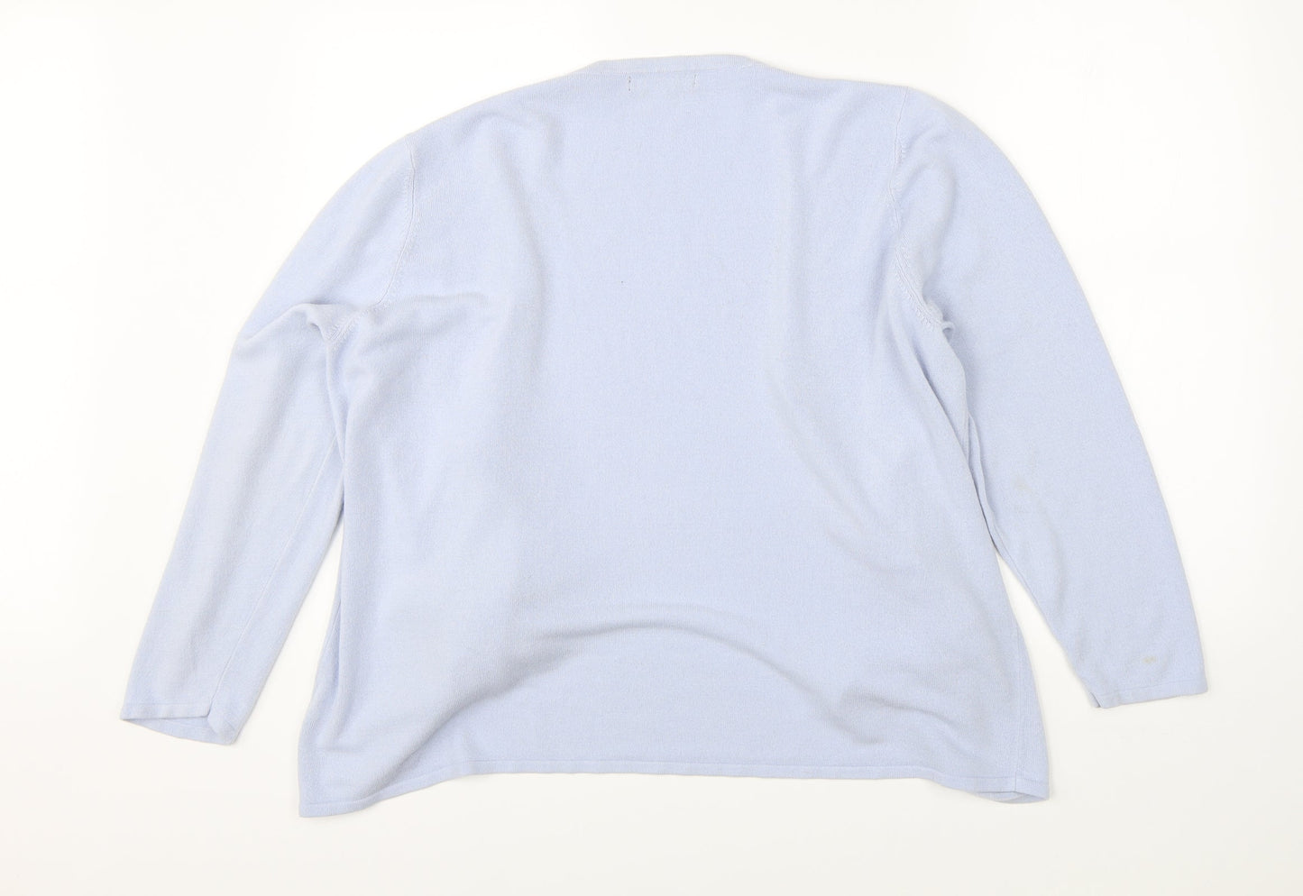 Bonmarché Womens Blue   Cardigan Jumper Size XL