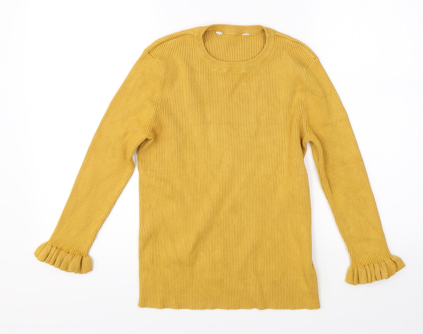 Red Herring Womens Yellow   Pullover Jumper Size 12