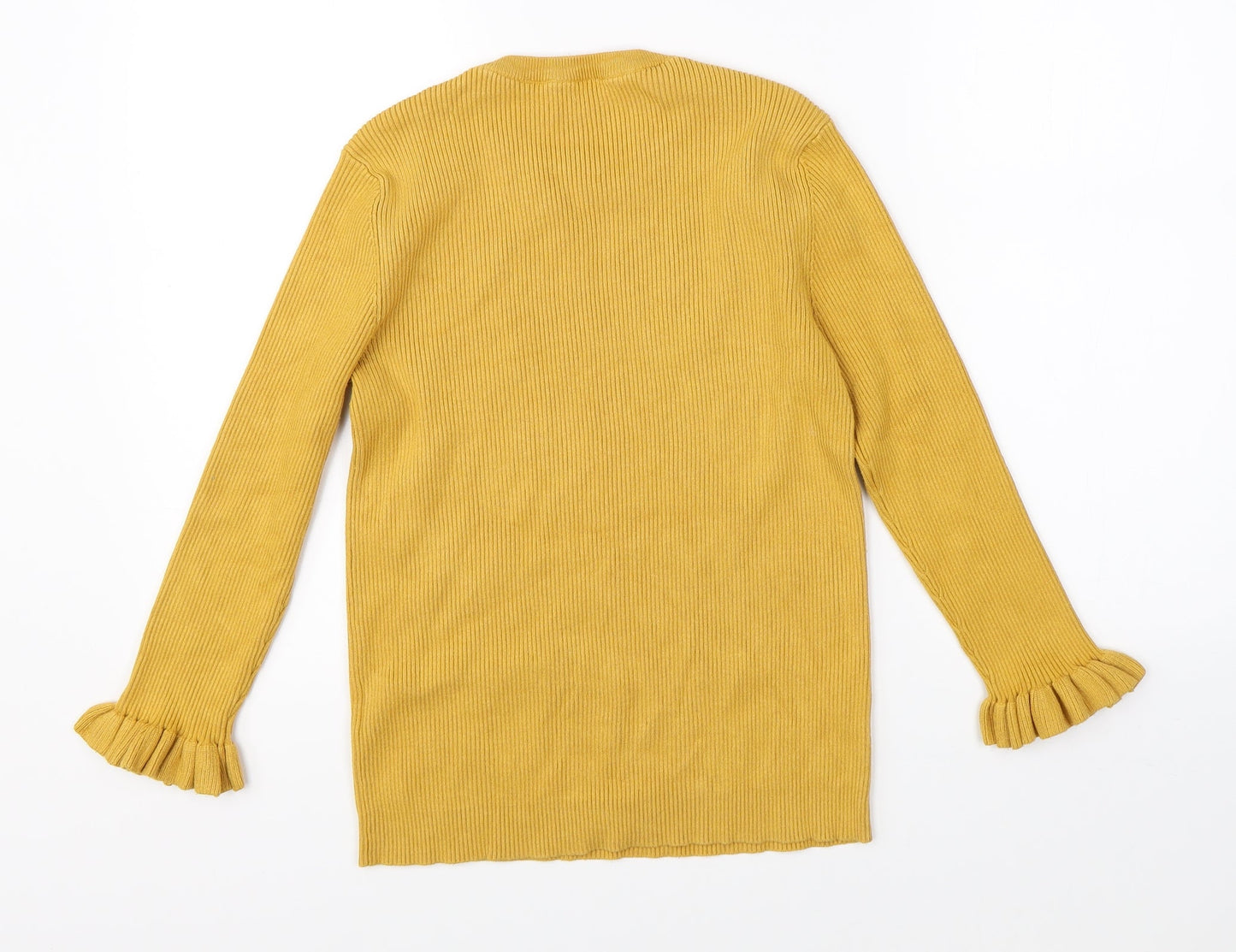 Red Herring Womens Yellow   Pullover Jumper Size 12