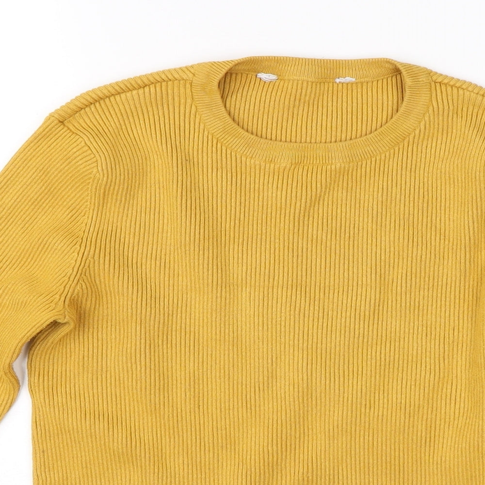 Red Herring Womens Yellow   Pullover Jumper Size 12
