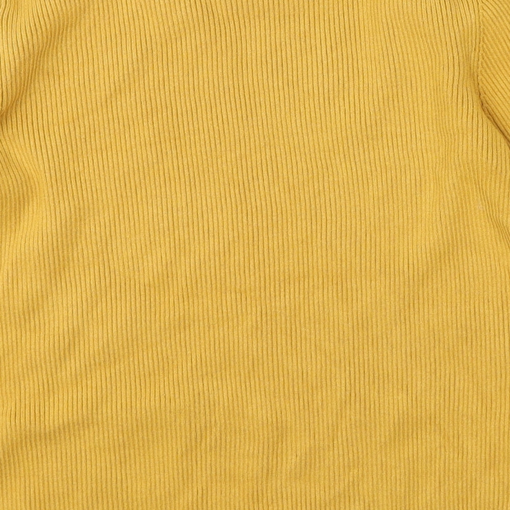 Red Herring Womens Yellow   Pullover Jumper Size 12