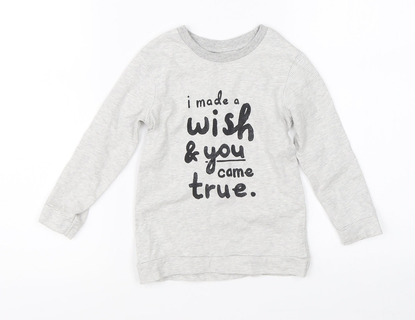 George Baby White   Pullover Jumper Size 12-18 Months