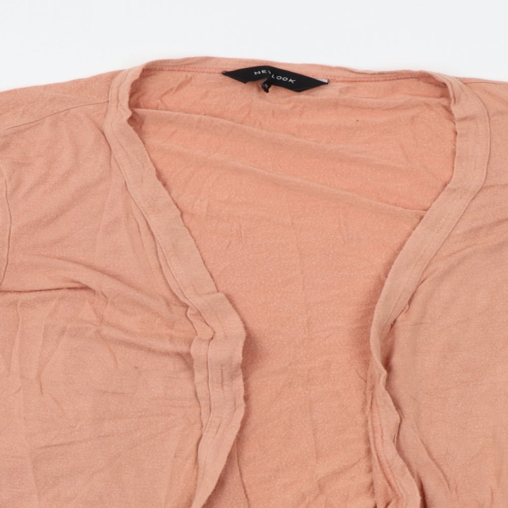 New Look Womens Orange   Cardigan Jumper Size 10
