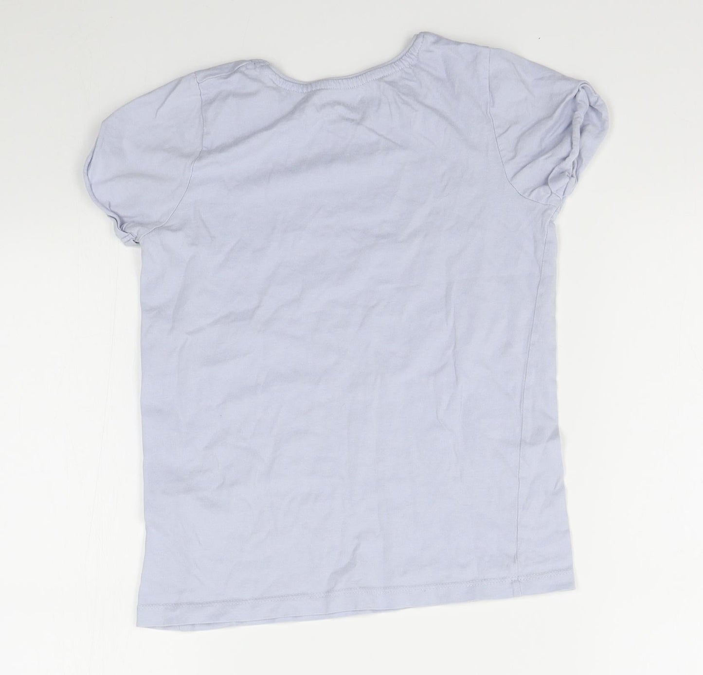 Primark Girls Grey   Basic T-Shirt Size 10-11 Years  - My unicorn ate my homework