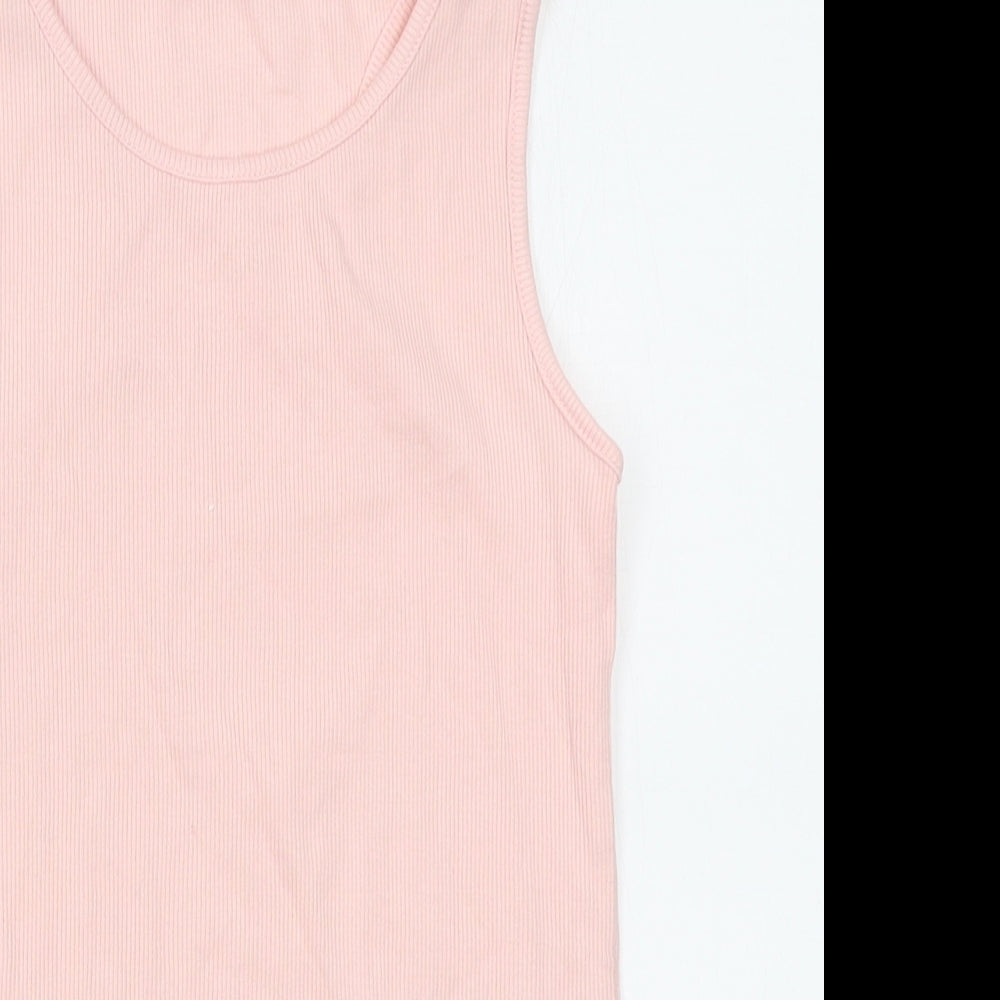 TU Girls Pink   Basic Tank Size 12 Years