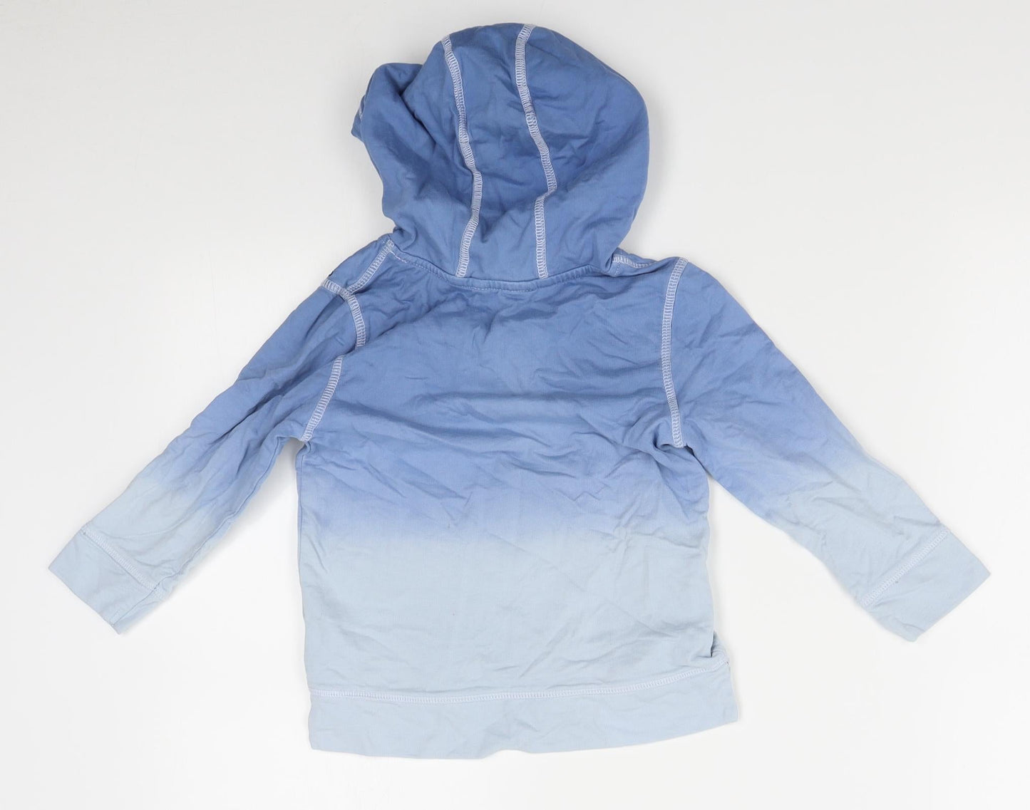 George Boys Blue Batik  Pullover Hoodie Size 2-3 Years  - shark