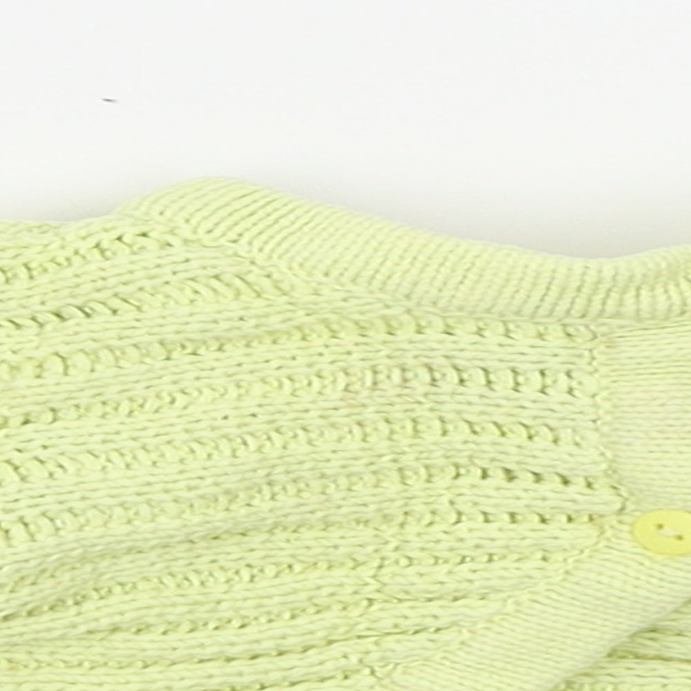 tout petits Girls Yellow   Cardigan Jumper Size 6-9 Months