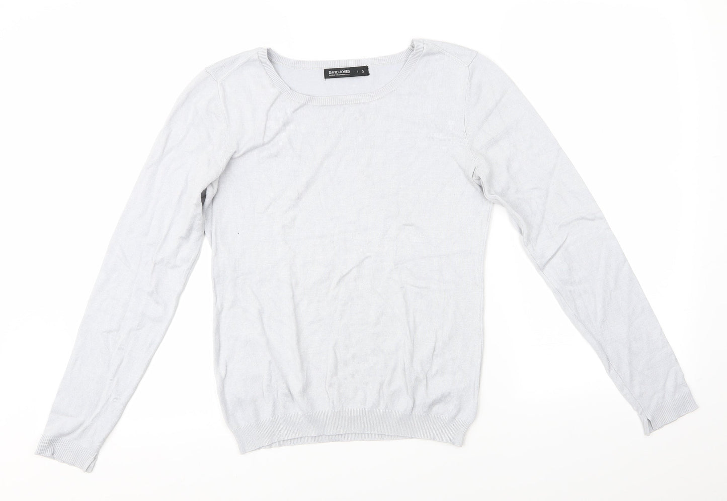 David Jones Mens Grey   Pullover Jumper Size S