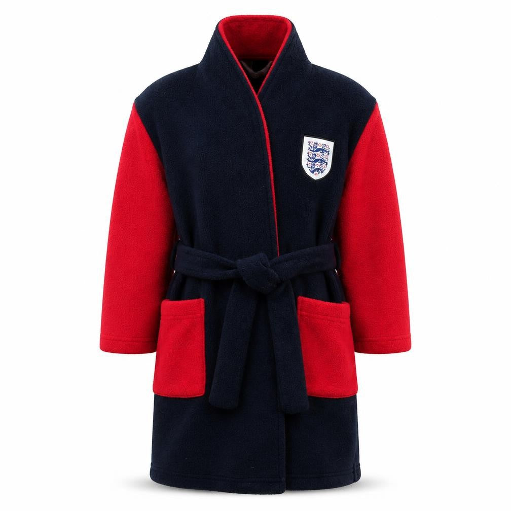 Marks and Spencer Boys Blue Geometric   Robe Size 4-5 Years  - England