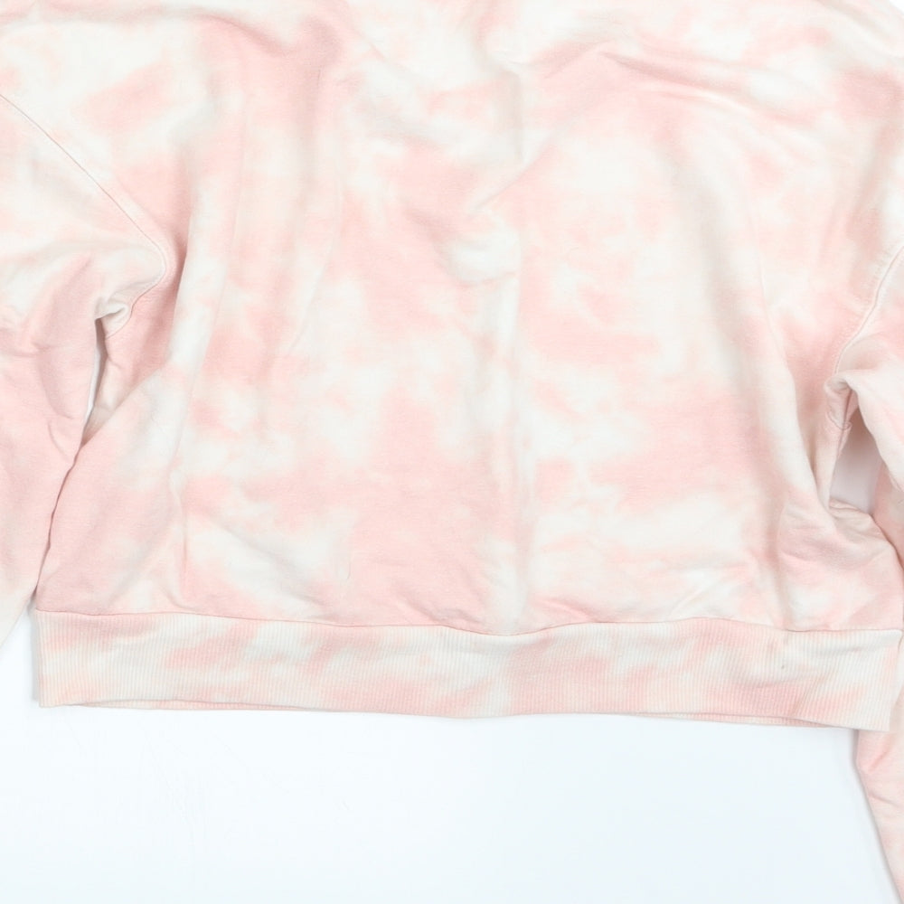 Primark Womens Pink Geometric  Pullover Jumper Size 4