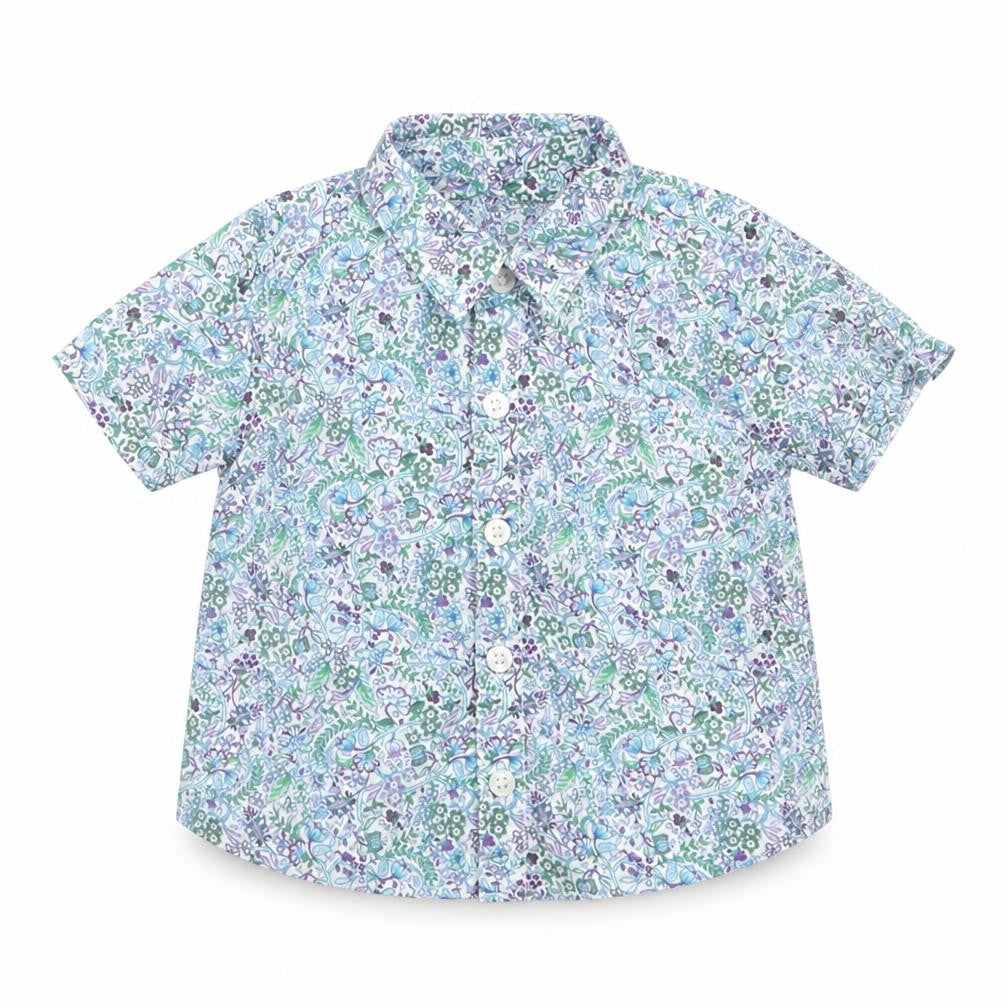NEXT Boys Blue Fair Isle  Basic Button-Up Size 0-3 Months