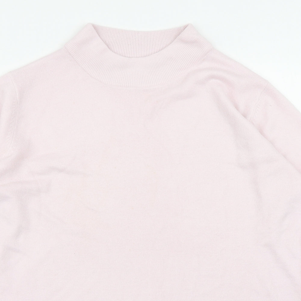 Bonmarché Womens Pink  Knit Pullover Jumper Size S