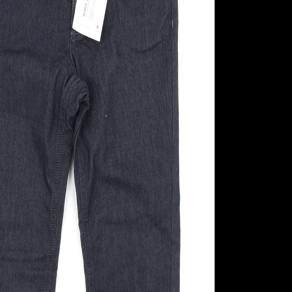 Vicunha Womens Blue  Denim Straight Jeans Size 30 in L24 in