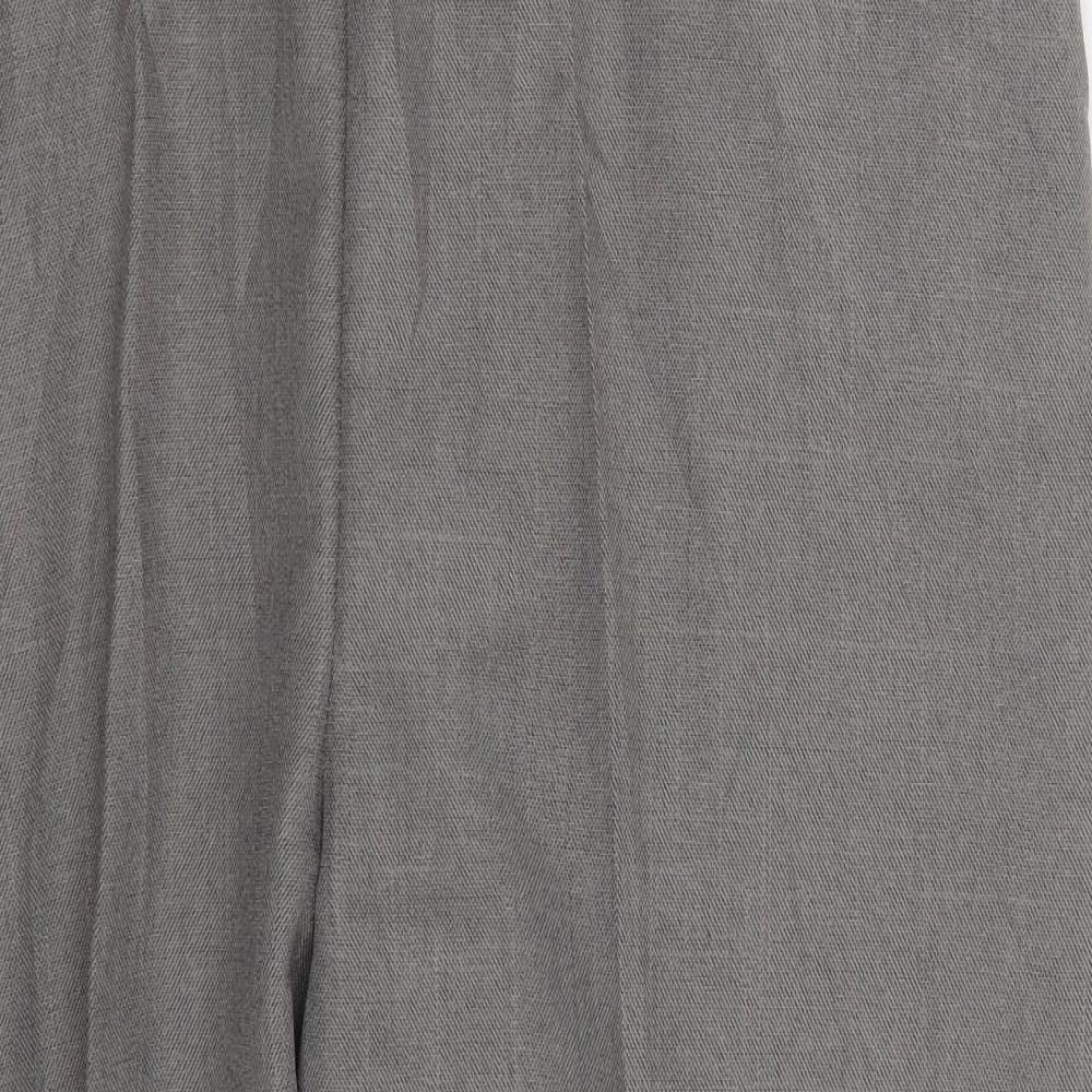 Preworn Womens Grey   Dress Pants Trousers One Size L25 in