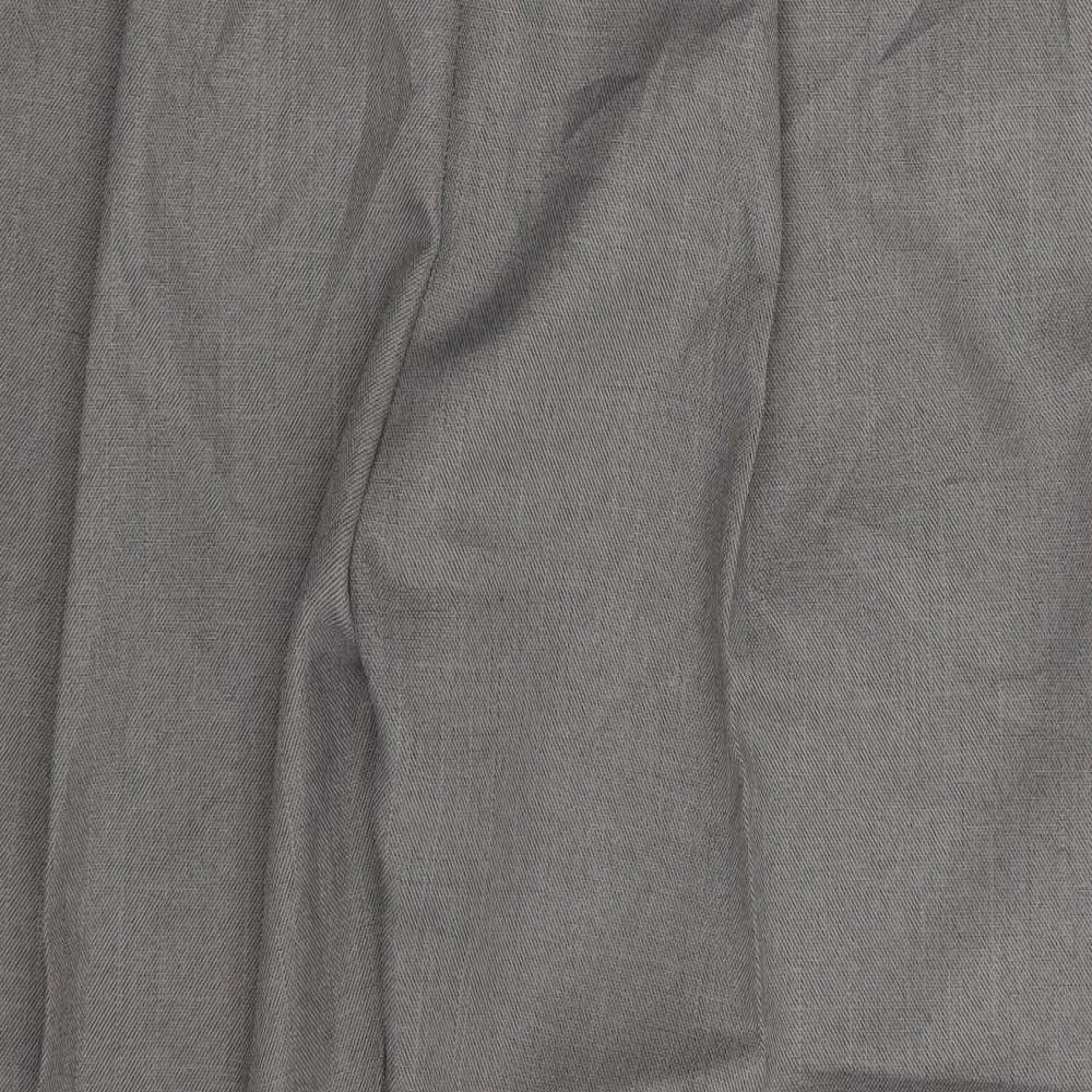 Preworn Womens Grey   Dress Pants Trousers One Size L25 in