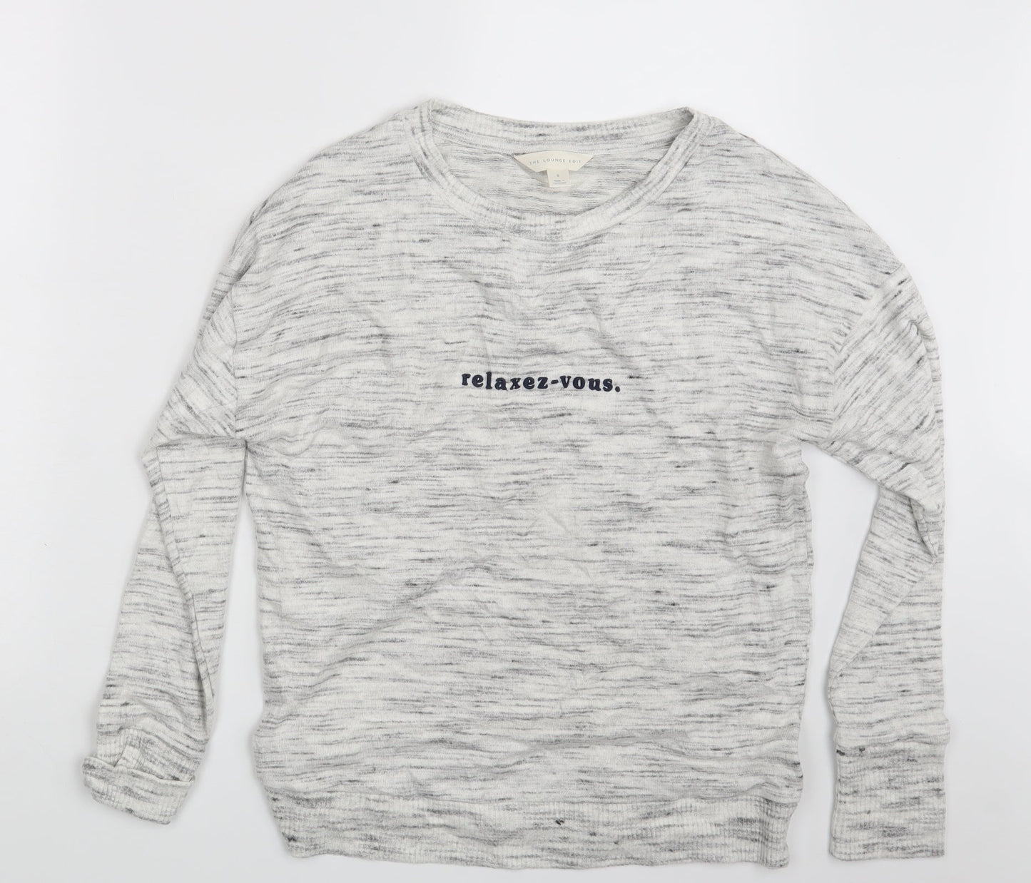The Lounge Edit Womens White   Pullover Jumper Size 8