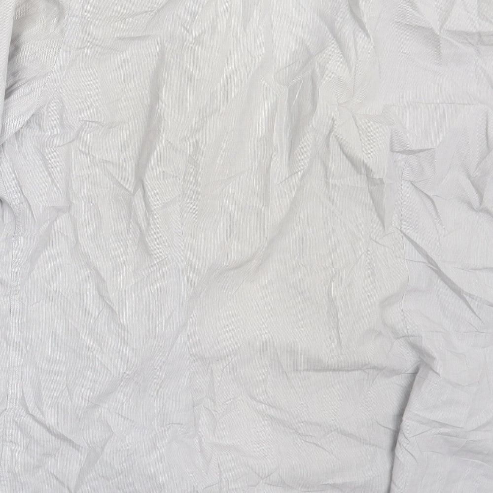 NEXT Mens Grey    Button-Up Size 15.5
