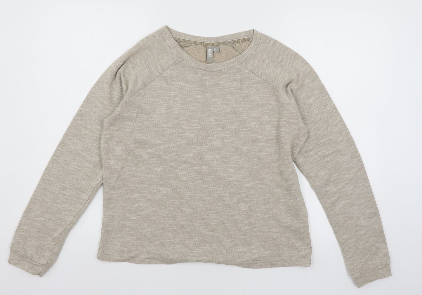 ASOS Womens Brown  Jersey Pullover Sweatshirt Size 12
