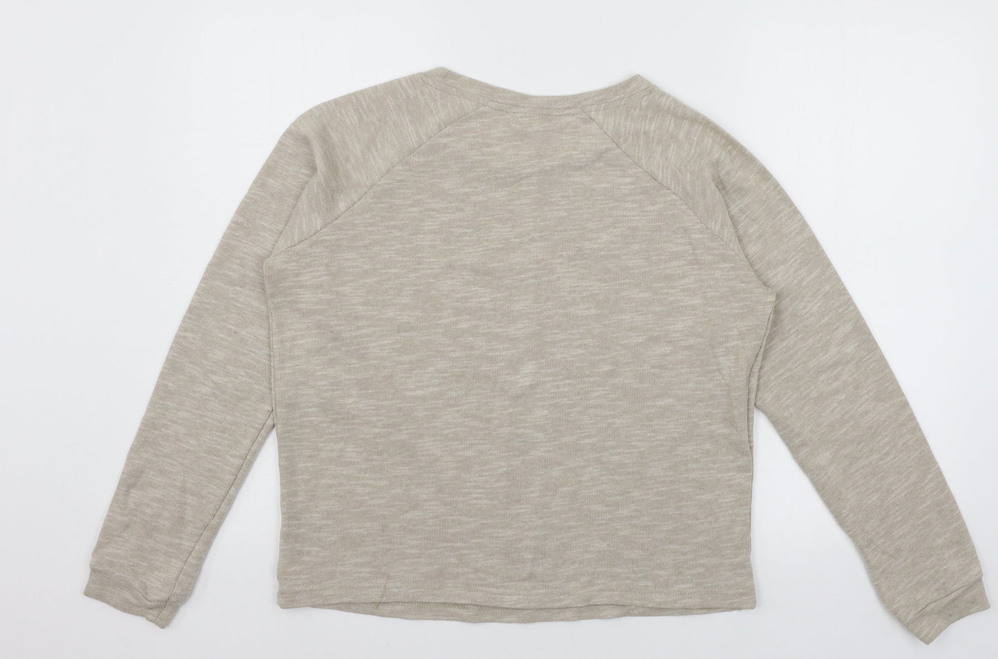 ASOS Womens Brown  Jersey Pullover Sweatshirt Size 12