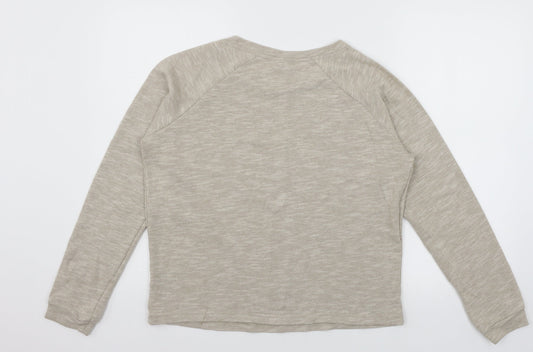 ASOS Womens Brown  Jersey Pullover Sweatshirt Size 12