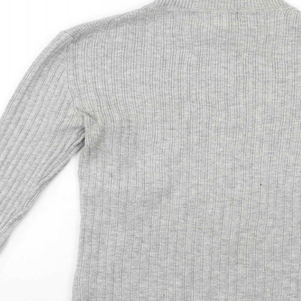 Primark Womens Grey  Knit Pullover Jumper Size 10