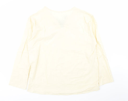 Preworn Womens Beige   Basic Blouse Size XL