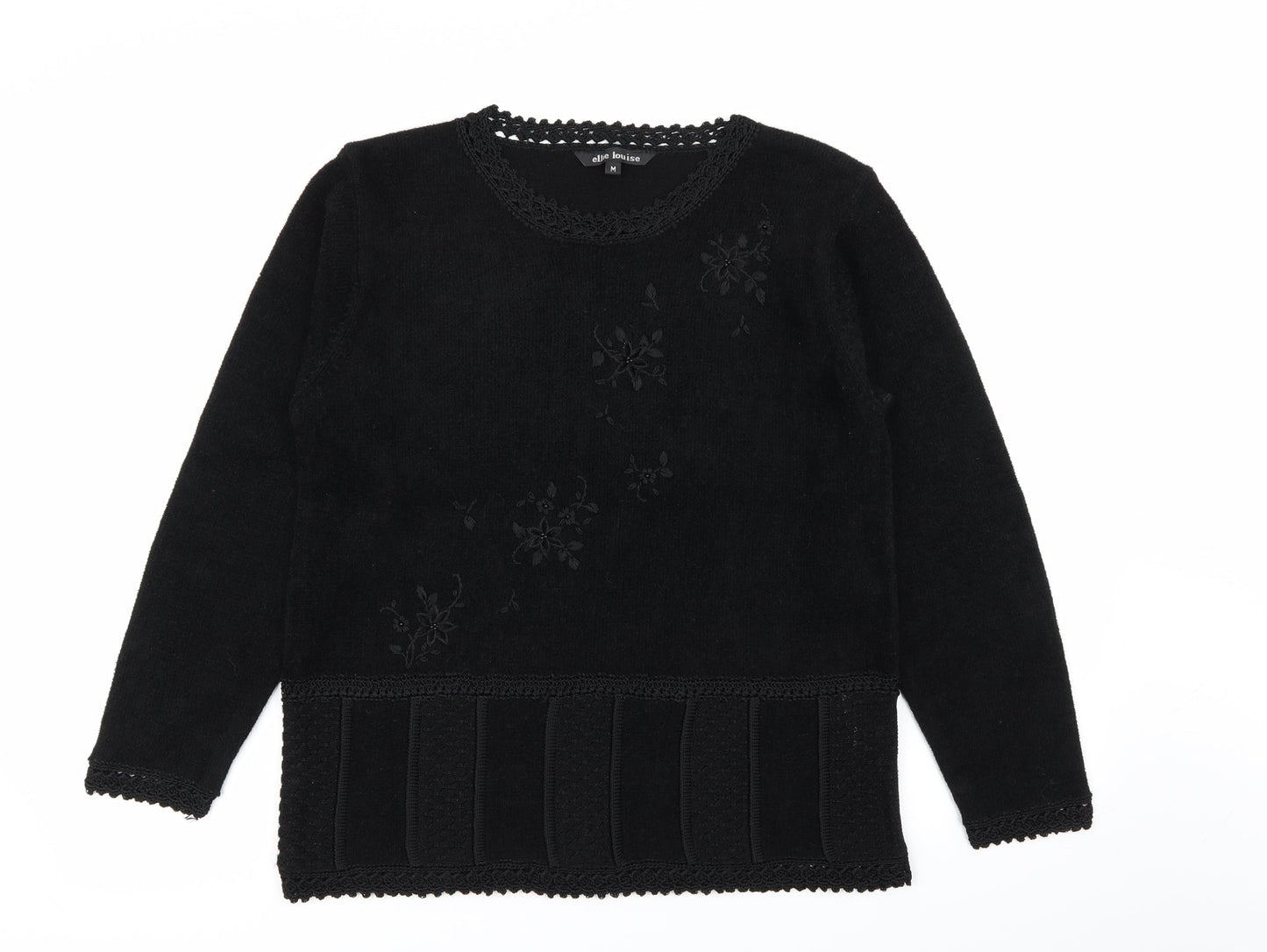 ellie louise Womens Black   Pullover Jumper Size M